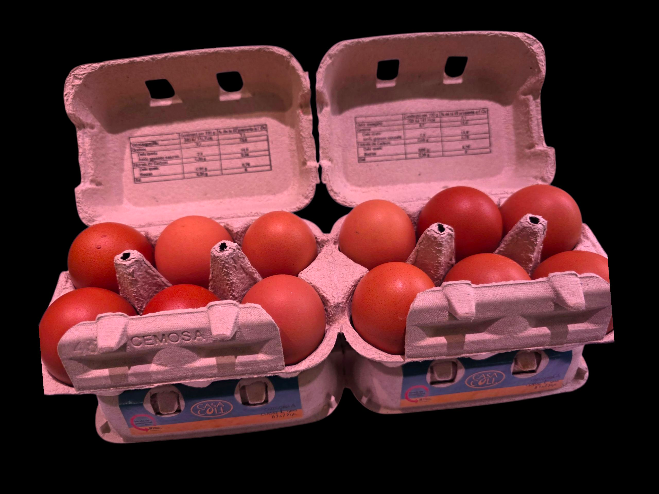 Huevos frescos - Precio por docena